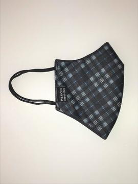 Mascarilla FERCHI reversible hombre cuadros grises