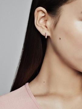 Aro PANDORA Rose Corazón en Pavé
