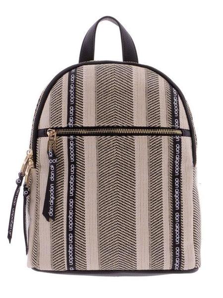 Mochila DON ALGODON natural y negro