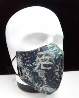 Mascarilla FERCHI reversible hombre hojas oscuras