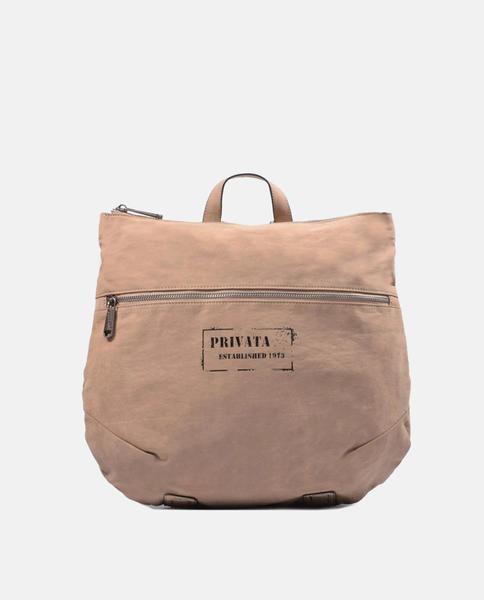 Mochila taupe tacto suave