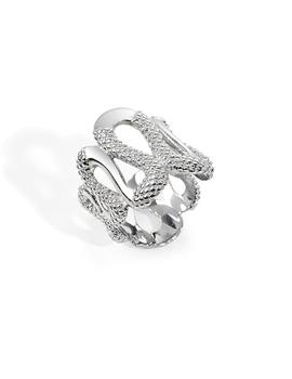 Anillo JUST CAVALLI Silver Snake