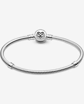 Pulsera PANDORA Moments  plata corazon infinito