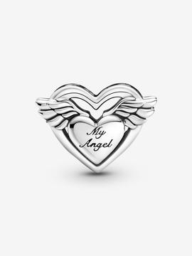 Charm PANDORA plata Alas de Ángel y Mamá