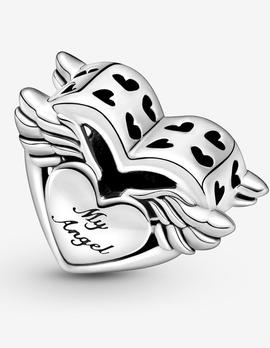 Charm PANDORA plata Alas de Ángel y Mamá
