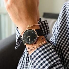 Reloj CLUSE Boho Chic Mesh Black, Rose Gold Colour