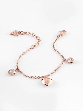 Pulsera GUESS is for lovers rosada