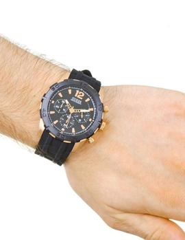 Reloj GUESS Caucho con esfera de tornillos Hombre