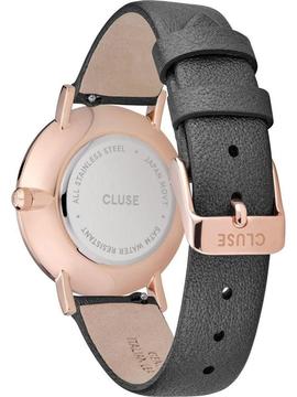 Reloj CLUSE Le Couronnement Leather Rose Double Dark Grey