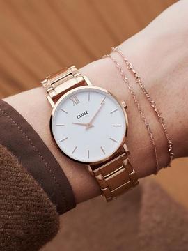 Reloj CLUSE Minuit 3-Link Rose Gold