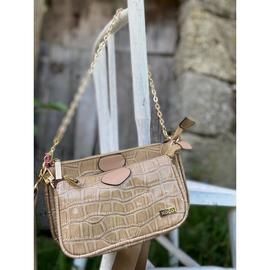 Bolso NOCO pochette coco charol beige