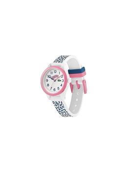 Reloj LACOSTE niña caucho blanco leopardo