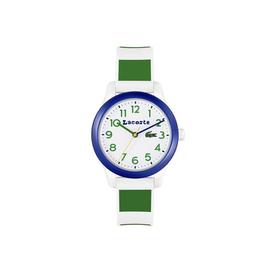 Reloj LACOSTE niñ@ caucho rallas verde y blancas