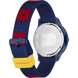 Reloj LACOSTE niño caucho rallas rojas y marinas