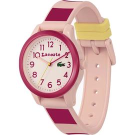 Reloj LACOSTE niña caucho rallas rosas