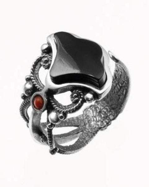 Anillo online azabache hombre