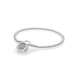 Pulsera PANDORA Moments en plata de ley Candado fi