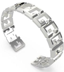 Brazalete GUESS acero símbolo