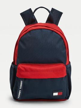 Mini mochila TOMMY niños azul y rojo