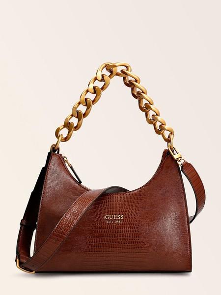 Bolso Hobo tullia estampado cocodrilo