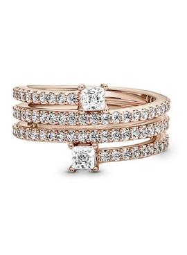 Anillo PANDORA triple espiral