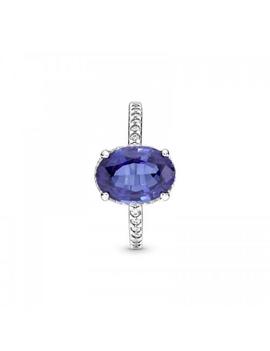 Anillo PANDORA de compromiso halo brillante