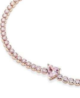 Pulsera PANDORA corazón brillante