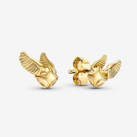 Pendientes PANDORA Botón Snitch Dorada de Harry Potter