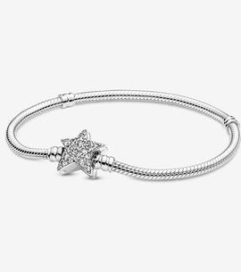 Pulsera PANDORA Moments con cierre de Estrella Asimétrica