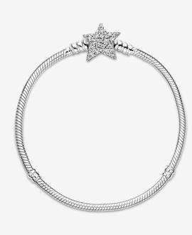 Pulsera PANDORA Moments con cierre de Estrella Asimétrica