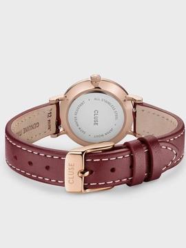 Reloj CLUSE Boho Chic Petite Leather Dark Red