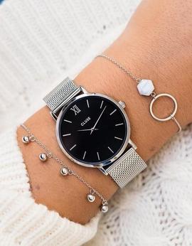 Reloj CLUSE Minuit Mesh Black