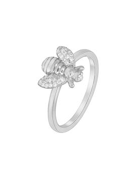 Anillo MAREA abeja con circonitas