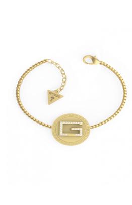 Pulsera GUESS dorada letra G