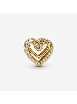 Charm PANDORA Shine corazones entrelazados