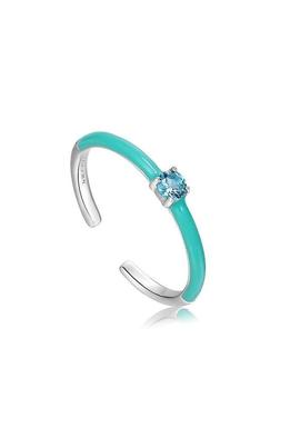 Anillo ANIA HAIE Teal enamel