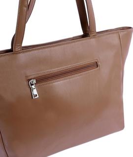 Bolso FUN & BASIC shopper camel logos