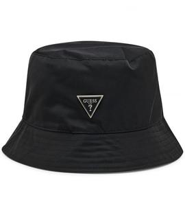 Gorro GUESS negro triangulo marca