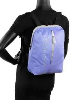 Mochila SKECHERS nylon violeta logo gris