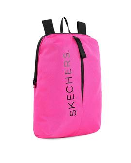 Mochila SKECHERS nylon rosa fucsia logo negro