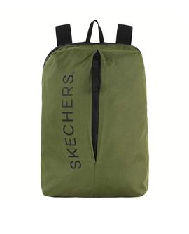 Mochila SKECHERS kaki logo negro