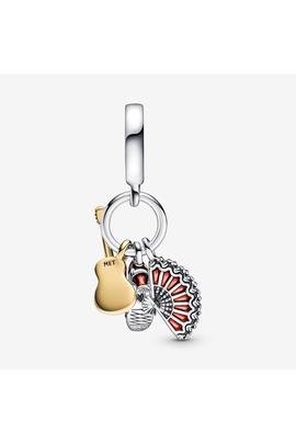 Charm PANDORA Guitarra, Zapato flamenco y abanico