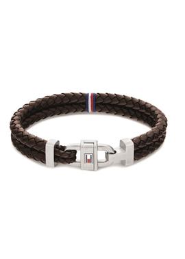 Pulsera TOMMY HILFIGER Cuero marrón