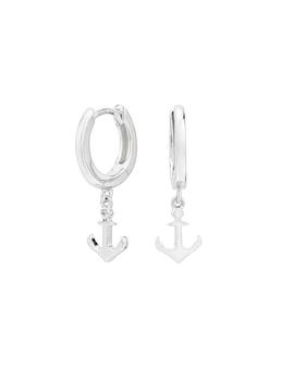 Pendientes ITEMPORALITY Ancla Plata