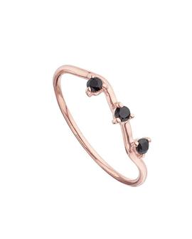 Anillo ITEMPORALITY triple espinela negra