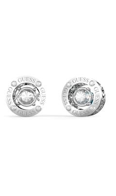 Pendientes GUESS Solitaire acero