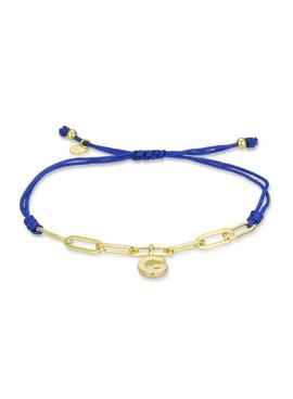 Pulsera LUXENTER Cordón letra G