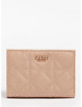 Cartera GUESS Rosa logos brillantes