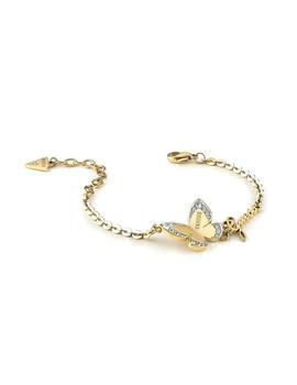 Pulsera GUESS Small Love Butterfly Gold
