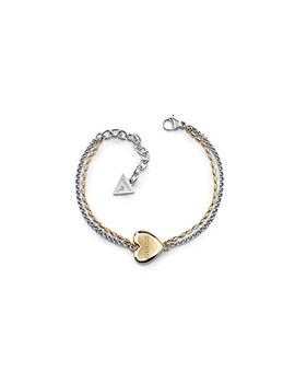 Pulsera GUESS Unchain My Heart Gold Cuore